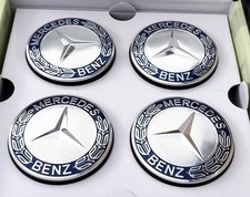 Mercedes-Benz E-Class Floating Alloy Wheel Hub Caps 75mm Set of 4