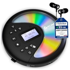 Discover - Portable CD Player with Long-Lasting Battery - New - with Black