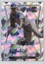 2020 Leaf Metal Draft Silver Crystals Dylan MacLean #BA-DML Auto 1bc8
