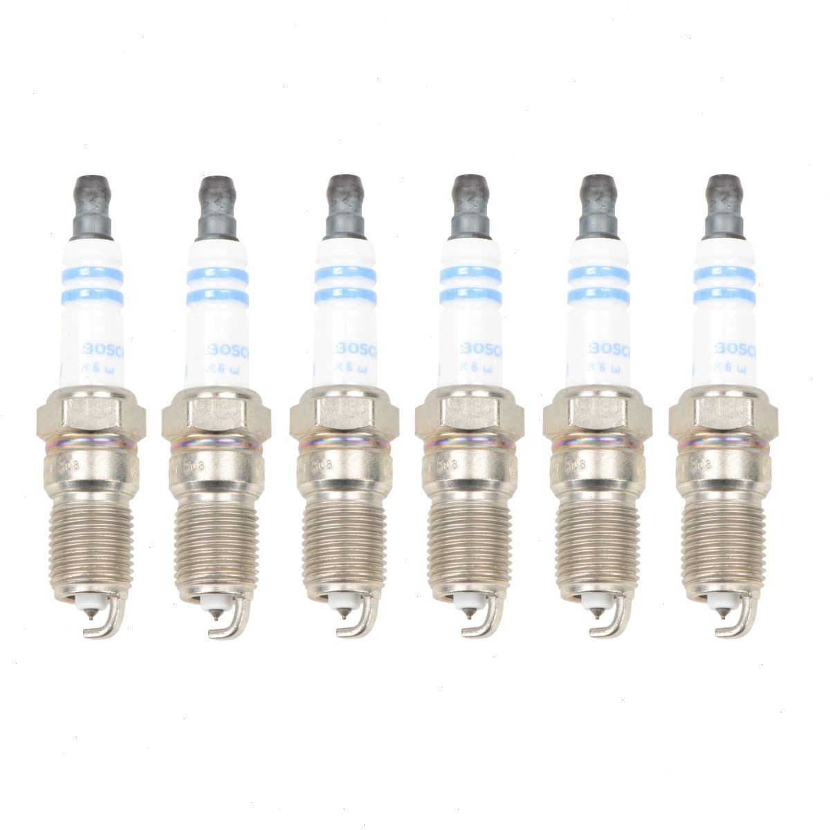 6 pc Bosch Double Platinum Spark Plugs for 1995-2005 Pontiac Bonneville 3.8L bi