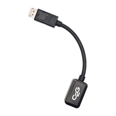 C2G Display Port Male to HDMI Female Adapter Converter, Black 8''