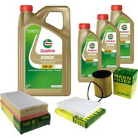 Inspektionspaket 8L Castrol Titanium 5W-30 FüR VW Touareg 3.2 V6 3.6 Audi Q7