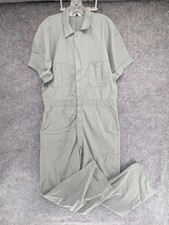 Vintage Xtra Value Line Coveralls Mens Large Gray Short Sleeve Workwear 60s 70s