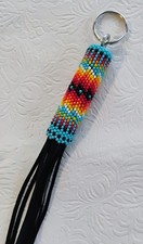 Native American Style Beaded Keychain
