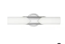 Park Harbor PHVL3118 Chrome Bristol Commons 2-Light 18"H Bathroom Sconce