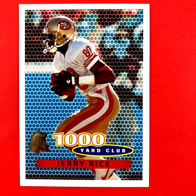Jerry Rice 1996 Topps 1000 Yard Club Card #241 NFL San Francisco