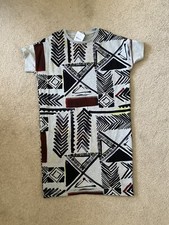 NWT French Connection Tribal Shirt Dress Gray Grey * Extra Small XS 0 $118