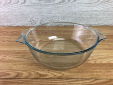 Pyrex Clear Glass Casserole Baking Dish 8.5" Diameter