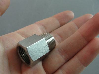 #ad #ad FESTO HYDRAULIC PNEUMATIC AUTOMATION STAINLESS STEEL 5 8quot; MALE FEMALE ADAPTER $2.93