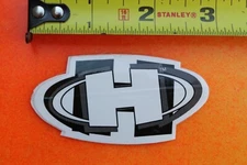 HYPER Wheels Rollerblading Blades Skates H White Vintage INLINE Skating STICKER