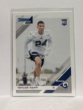 #279 Taylor Rapp RC Los Angeles Rams 2019 Donruss Football Card