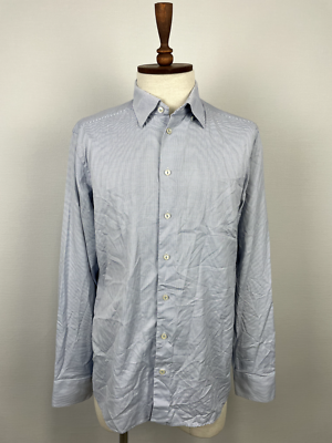 ETON Slim Fit Signature Twill Blue Polka Dot Classic Men's Dress Shirt Sz 43 | eBay ETON Slim Fit Signature Twill Blue Polka Dot Classic Men's Dress Shirt Sz 43 | eBay