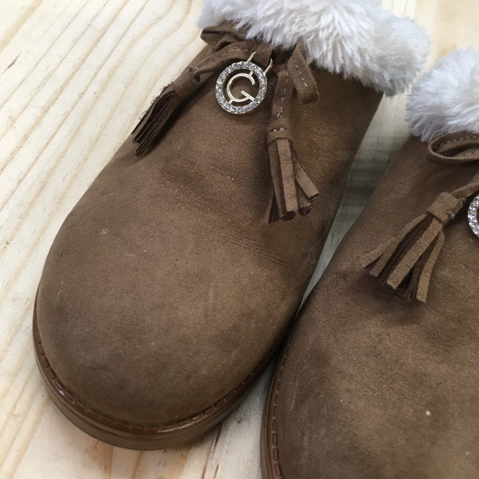 GBG By Guess Zapatillas Mujer 8 M Zuecos Marrón Imitación Piel Borde Informal Punta Cerrada Baja Foto 4 de 4