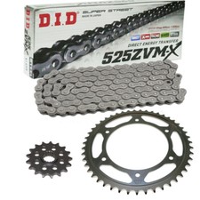 Chain Set Kawasaki ZX-7RR Ninja 96-99 Chain DID 525 Zvm-X 108 Open 16/42