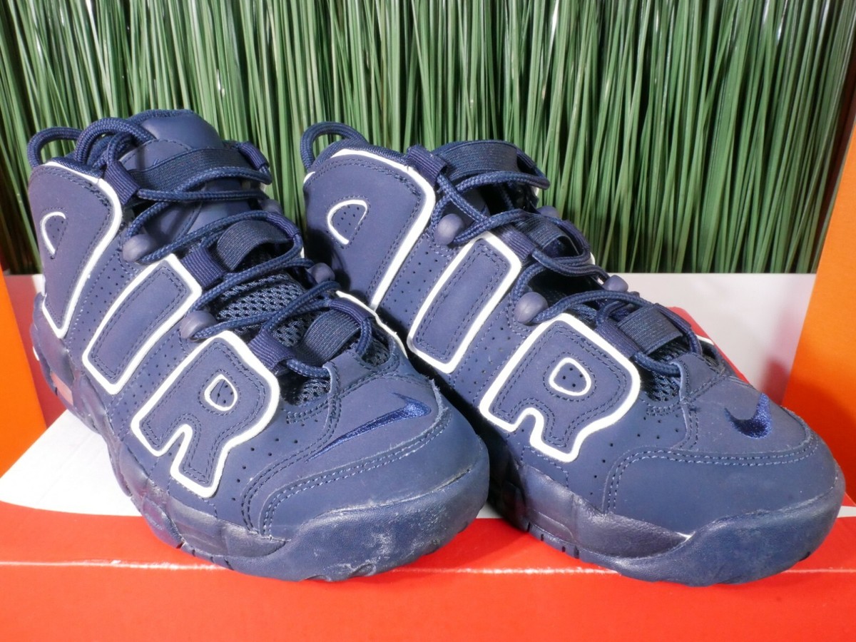 Nike Air More Uptempo GS Obsidian Blue 415082-401 Mens Size 5