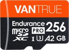 256GB Microsdxc UHS-I U3 4K UHD Video High Speed Transfer Monitoring SD Card wit