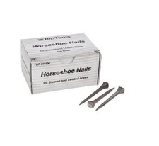 Stained Glass Farrier Steel 2 Inch Horseshoe Nails Box of 100 for hold Lead work