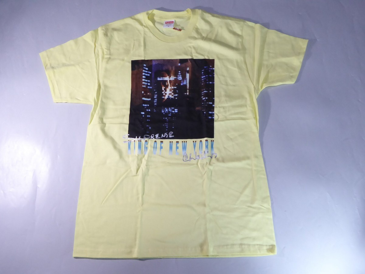 20315 supreme christopher walken king of new york yellow tee M