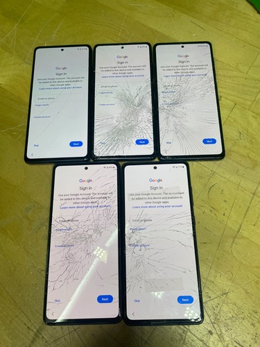 LOT OF 5 - Samsung Galaxy S20 FE 5G 128GB (Verizon) SM-G781V Glass Cracked - 第 1/4 張圖片