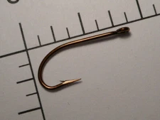 MUSTAD & SON #6 O'SHAUGHNESSY Superior FLY TYING HOOKS Bronzed Ringed 23407B