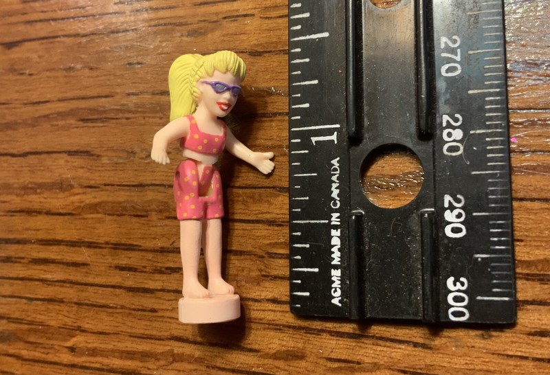 2000 Polly Pocket Vintage Tropical Pets - Polly Bluebird Toys Figure Only 