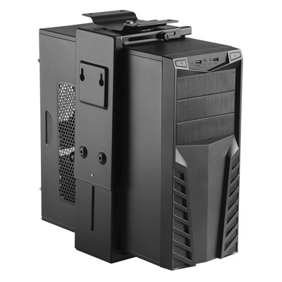 Verstellbare PC-Halterung und CPU-Halterung PC-Halter unter dem Schreibtisch ...
