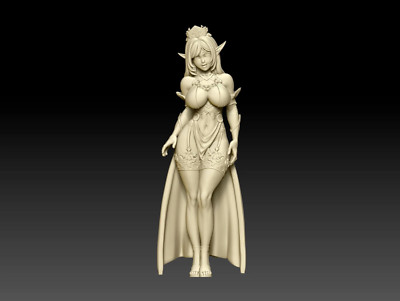 Elfa Elf Pinup Fantasy Miniature Dungeons and Dragons Tabletop RPGs RolePlay