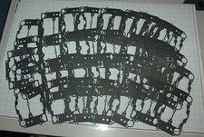 100 EDELBROCK OR CARTER AFB BLACK LID GASKETS - NEW - MADE IN THE USA -