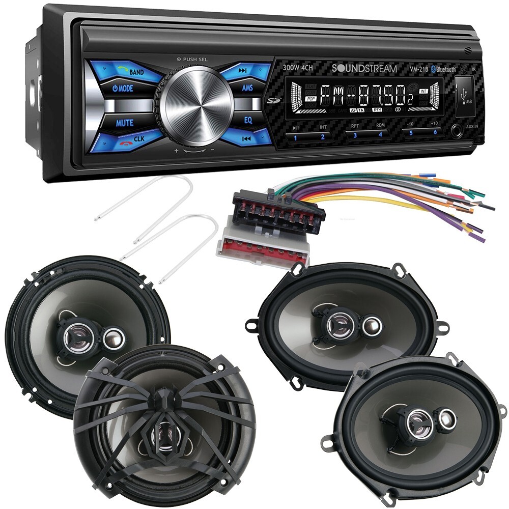 (no Cd) Car Stereo + Speakers For 1992-1996 Ford F150