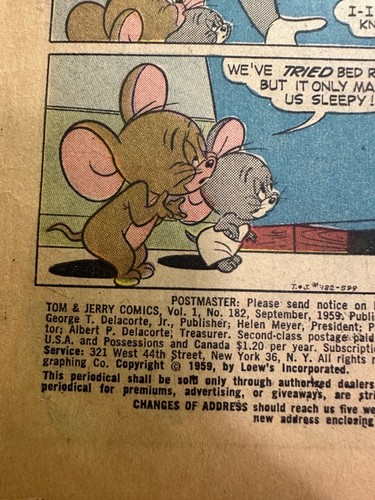 Tom & Jerry Comics #182 (1959 Dell Comics) - Picture 3 of 4