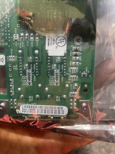 Qlogic QLE2462 Dual Port 4-Gbps FC PCI-e HBA PX2510401-05 D New Open Box - Afbeelding 1 van 6