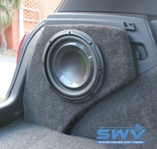 EMPTY! Volkswagen Golf R GTI‎ Mk5 Mk6 10inch sub fibreglass subwoofer box