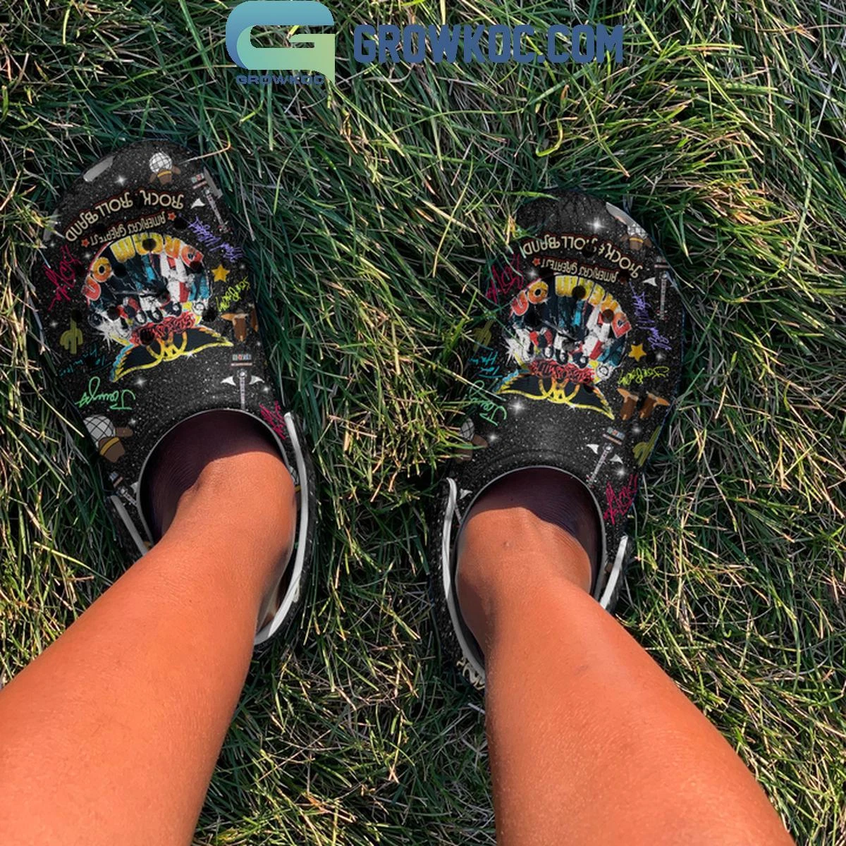 Aerosmith America’s Greatest Rock And Roll Band Clogs