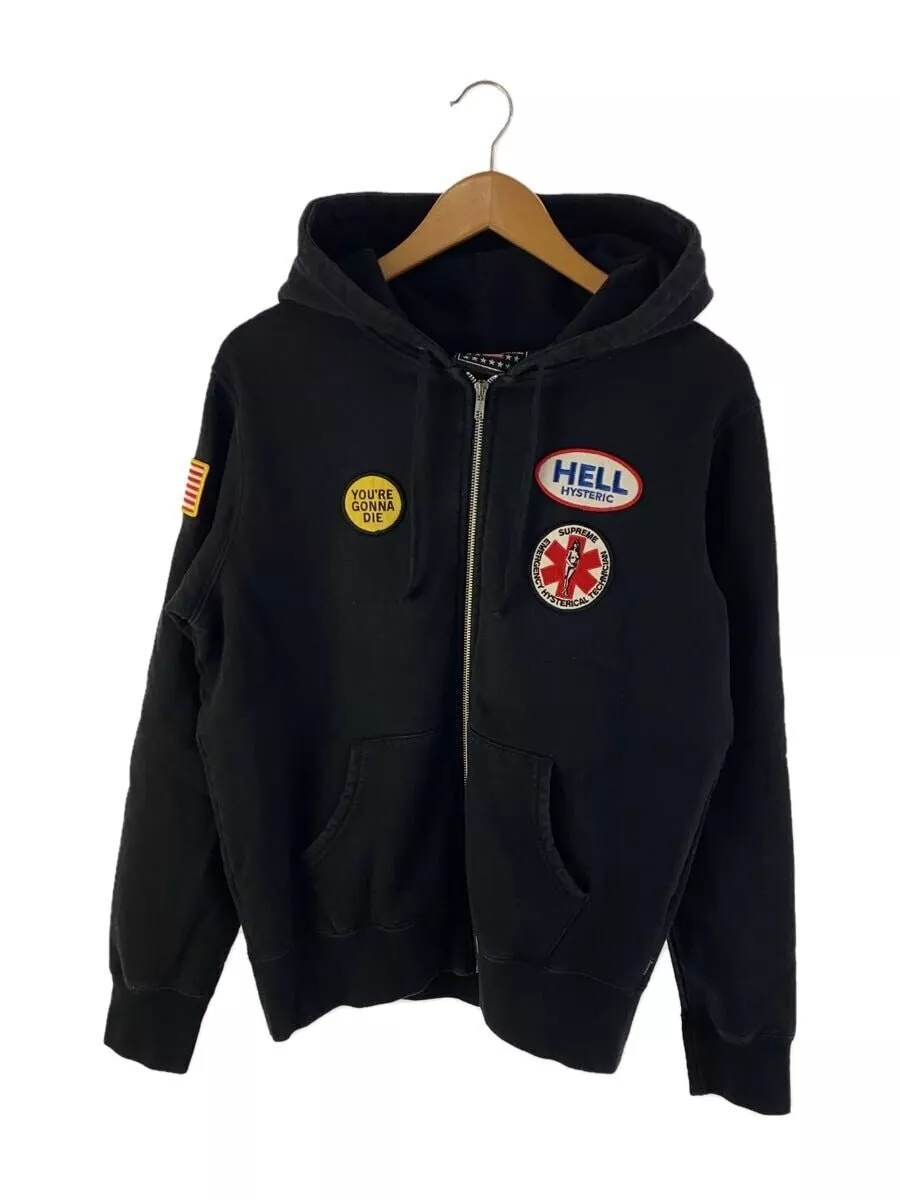Sweat à capuche zippé homme Supreme HYSTERIC GLAMOUR taille S coton noir occasion