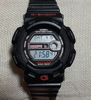 G-Shock Gulfman G-9100 Digital Quartz Men 3088Ja Vintage New Battery