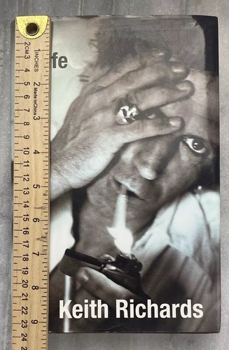 KEITH RICHARDS LIFE with JAMES FOX 2010 AUTO SIGNED Hardcover - Foto 13 di 17