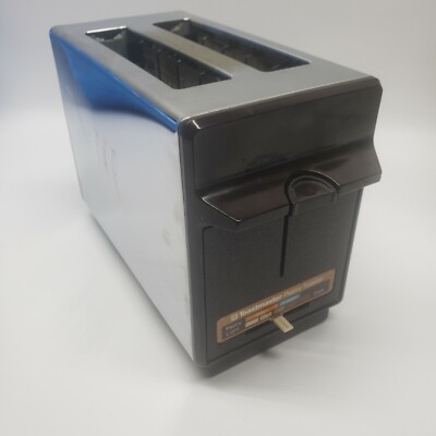 Vintage Toastmaster 2 Slice Pop-up Chrome Pastry Bread Toaster Model B705C