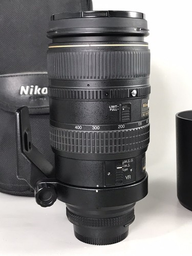 *COMO NUEVO* Teleobjetivo Nikon ED AF VR NIKKOR 80-400 mm f/4,5-5,6 D con estuche - Imagen 5 de 20