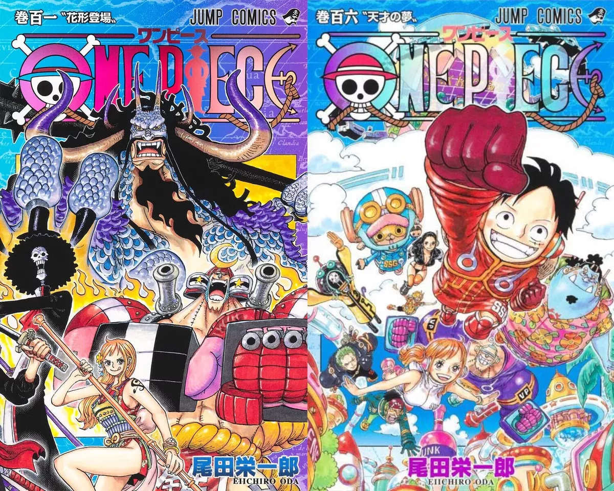 ONE PIECE Vol.101-106 Single Japanese Language Anime Manga Comic