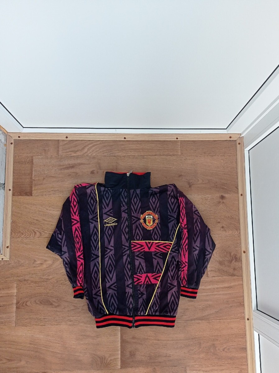 Vintage Umbro 1990s Manchester United Zip Up Track Jacket Vintage Umbro 1990s Manchester United Zip Up Track Jacket