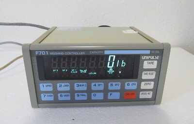 UNIPULSE F701 Weighing Indicator Controller Display Keypad 120V - USA SELLER