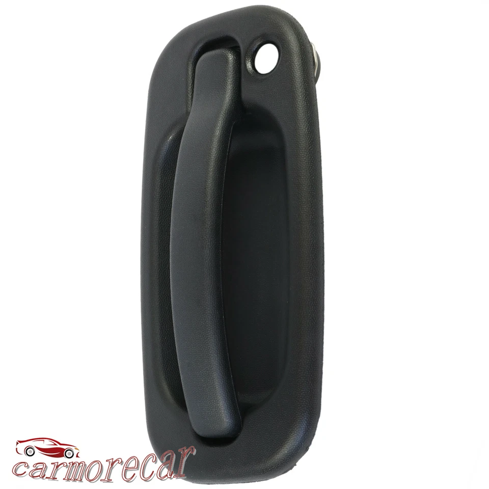 Maçaneta externa esquerda preta para 2001-2006 Chevrolet Silverado 2500 HD - Imagem 4 de 4