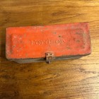 Antique Vintage Fordson Tractor Implement Equipment Metal Tool Box Embossed