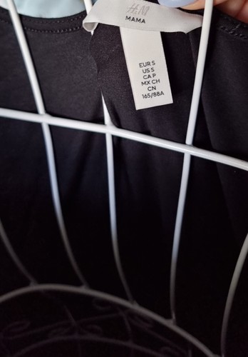 H&M Mama Maternity Schwangerschaft Umstandsmode Kleid Schwarz | S - Bild 4 von 5