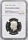 2025 S Kennedy Half Dollar 50C NGC PROOF PF69 Ultra Cameo