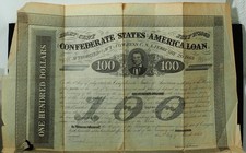 $100 Confederate Bond Fair