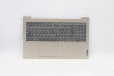 Lenovo IdeaPad 3-15ALC6 Keyboard Palmrest Top Cover Spanish Gold 5CB1B84531