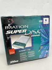 Imation SuperDisk USB 120mb Drive PC or Mac Macintosh for sale