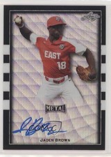 2018 Leaf Metal Perfect Game All-American Classic 2/5 Jaden Brown Auto nd3