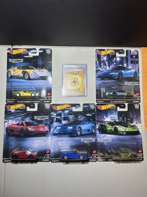 2021 Hot Wheels Exotic Envy Set  Premium  Complete Set Of 5